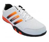 Tenis Adidas F500 Branco e Laranja