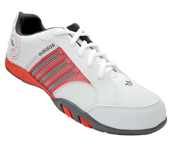 Tênis Adidas F600 Branco e Vermelho